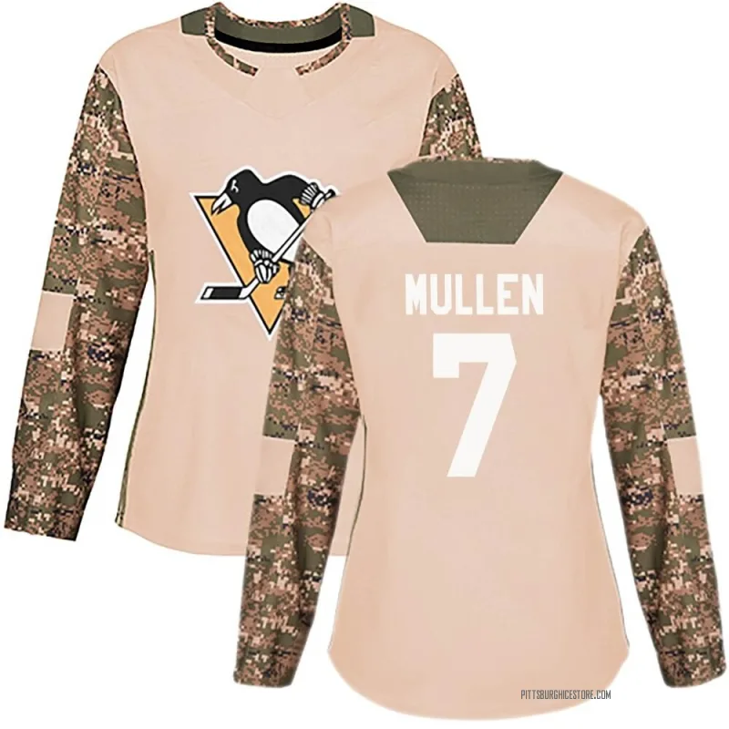 Camo Women's Joe Mullen Pittsburgh Penguins Authentic Veterans Day Practice Jersey