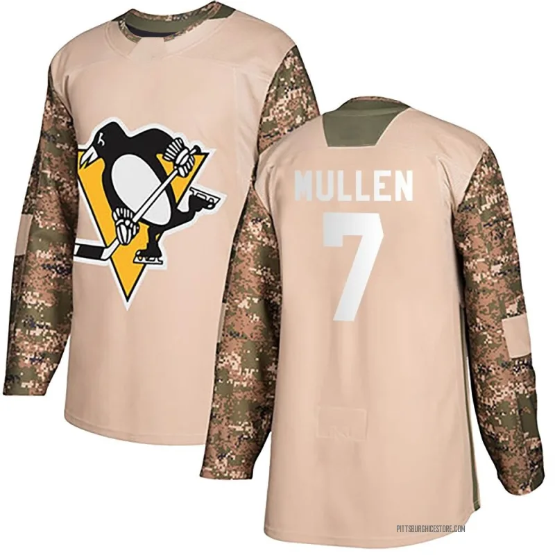 Camo Youth Joe Mullen Pittsburgh Penguins Authentic Veterans Day Practice Jersey